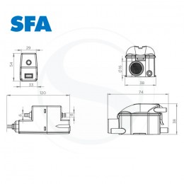 Дренажный насос SFA Sanicondens Clim Mini S