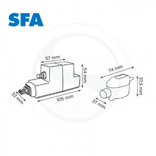 Дренажный насос SFA Sanicondens Clim Pack S