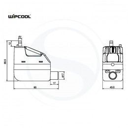 Дренажный насос Wipcool P12C