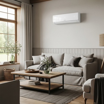 Royal Clima Gloria Inverter RCI-GL35HN в интерьере загородного дома